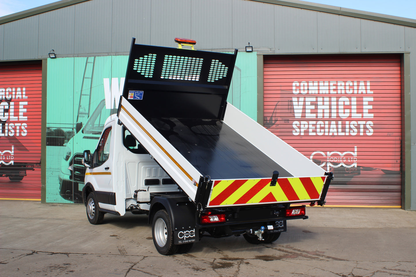 Ford Transit Praevia Tipper Diesel L2 Manual Single Cab 165ps Frozen White