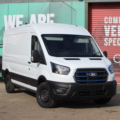 Ford Transit Crew Van 135Kw Electric L3 H2 Automatic Single Cab 184ps White