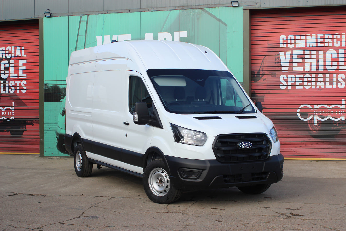 Ford Transit Crew Van 2L Diesel L3 H3 Manual Single Cab 165ps Frozen White