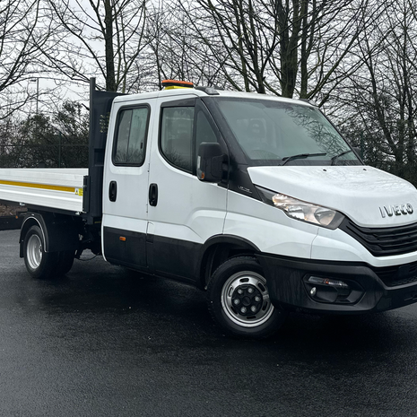 Iveco Daily Tipper 2L Diesel 3750 Manual Double Cab 140ps White