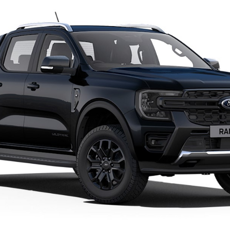 Ford Ranger Double Cab Pick Up, 3.0L 4V V6, Wildtrak 10 Spd, Auto, Agate Black