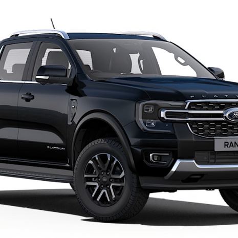 Ford Ranger Double Cab Pick Up, 3.0L 4V V6, Platinum Series, 10 Spd Auto, Agate Black